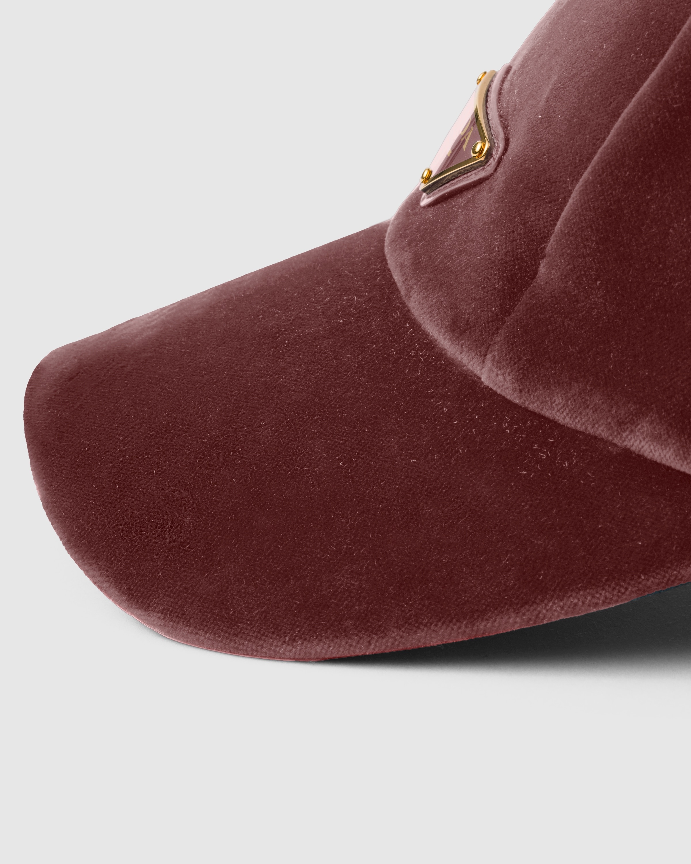 Velvet baseball cap - 3