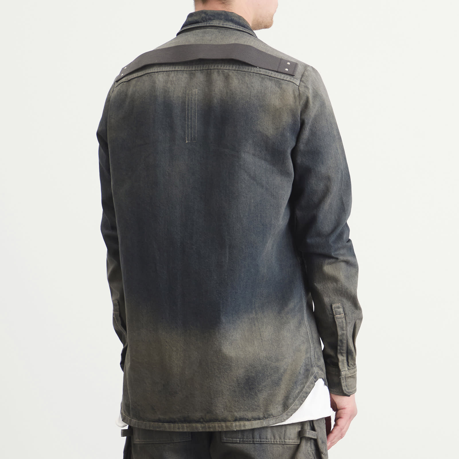 Rick Owens Fogpocket Denim Shirt - 3
