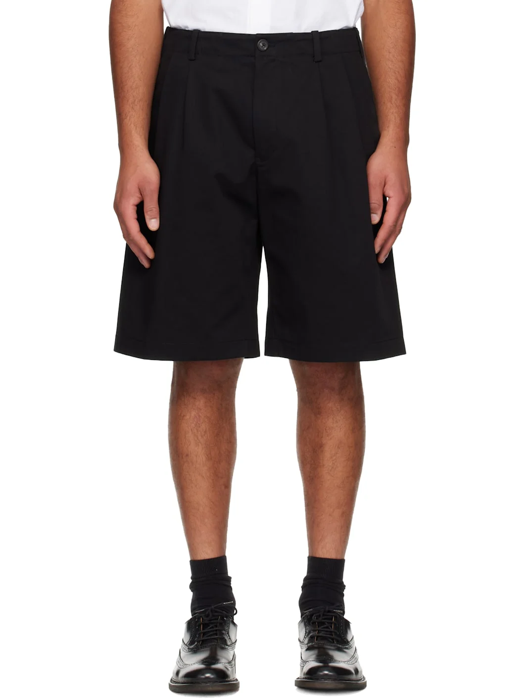 Black Ponte Shorts - 1