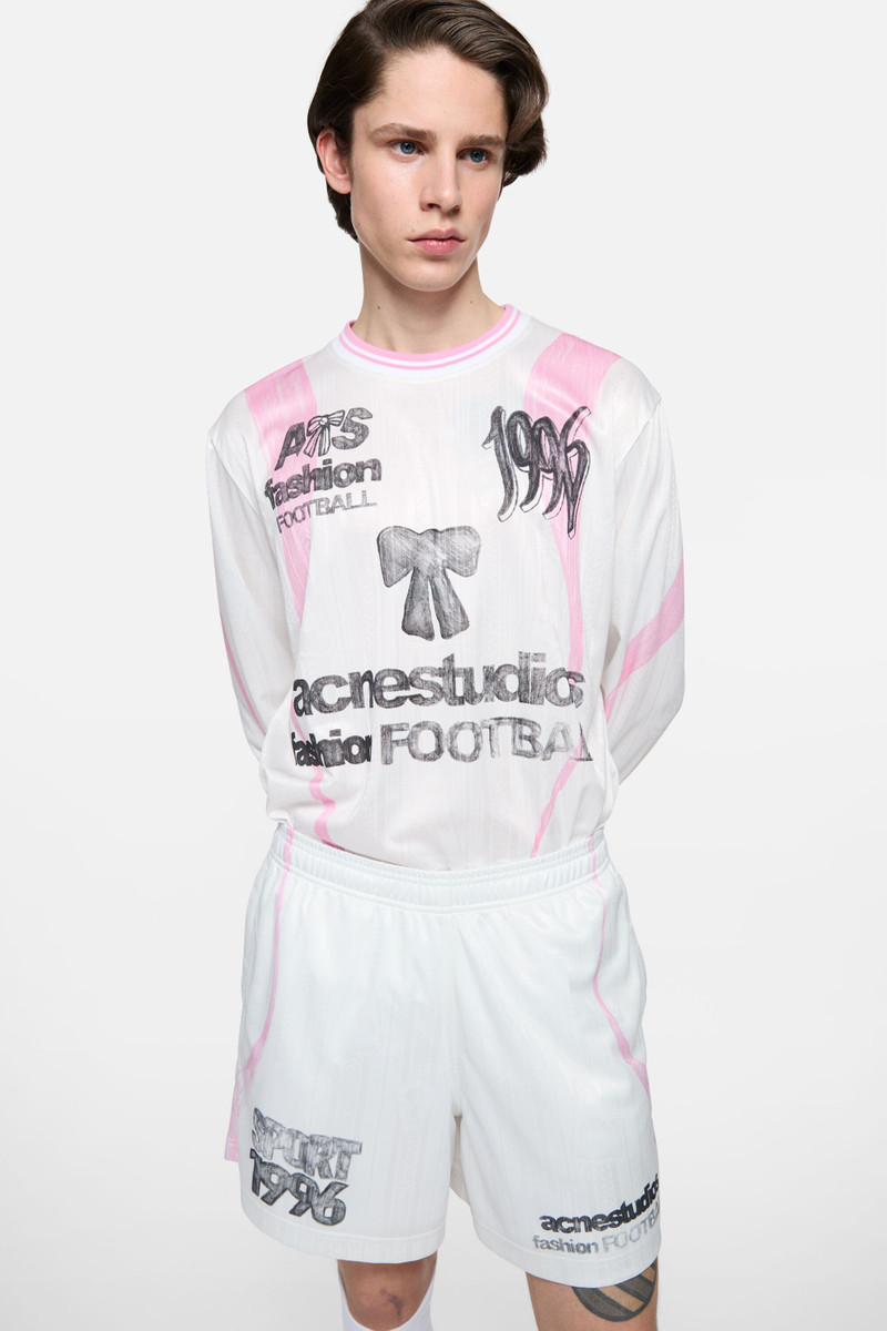 Sports jersey graphic t-shirt - White 4