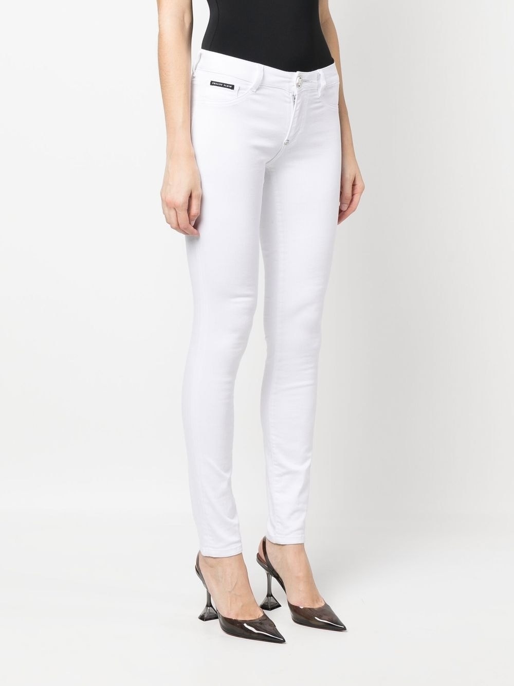 high-rise skinny-cut jeans - 3