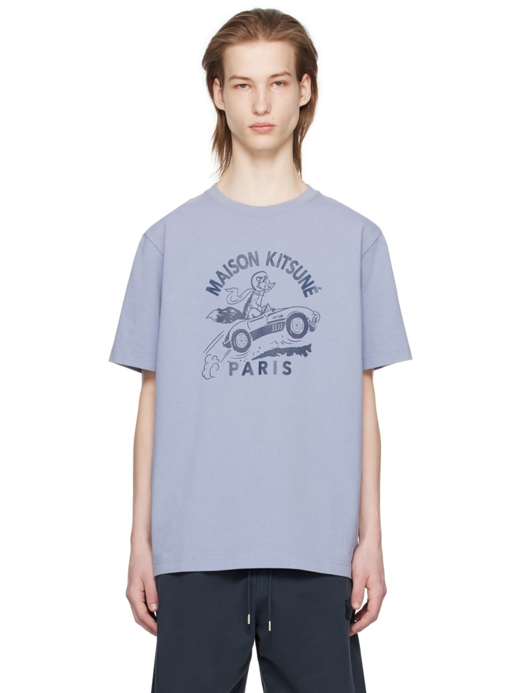 Blue Racing Fox T-Shirt - 1