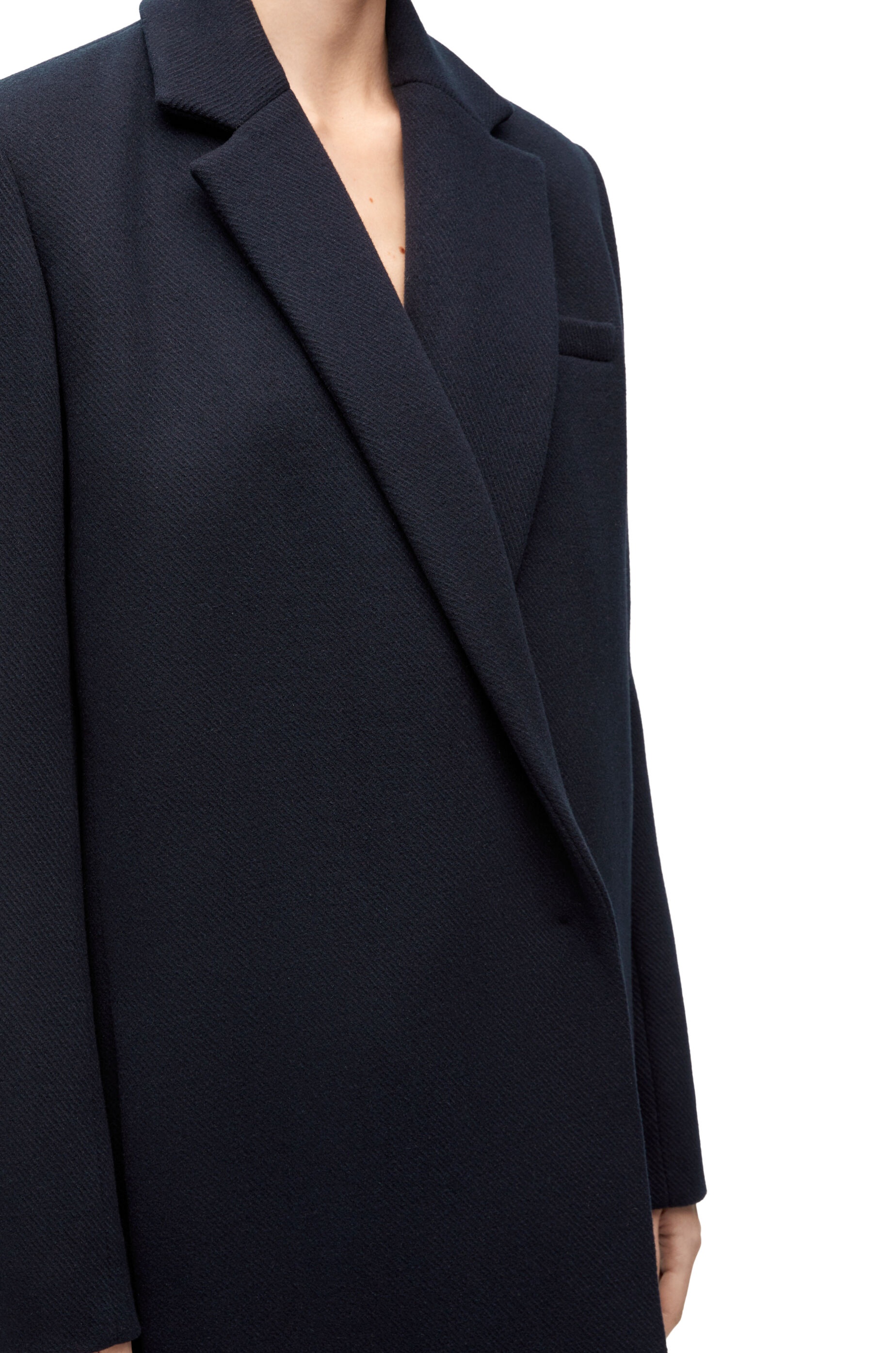 Tailored coat in wool - 4