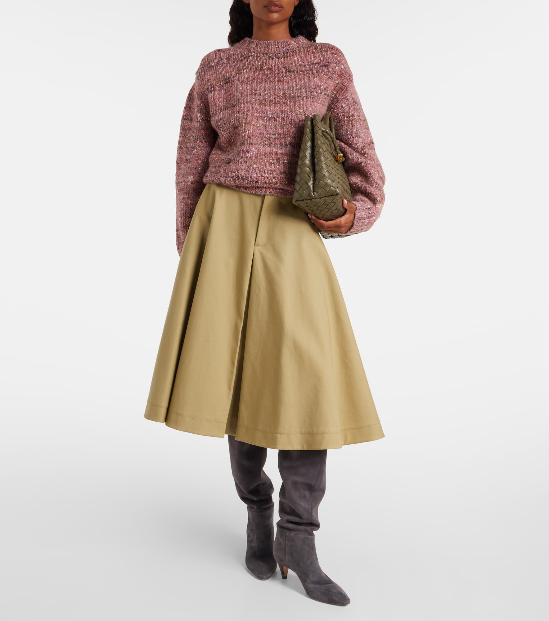 Elise 55 suede knee-high boots - 3