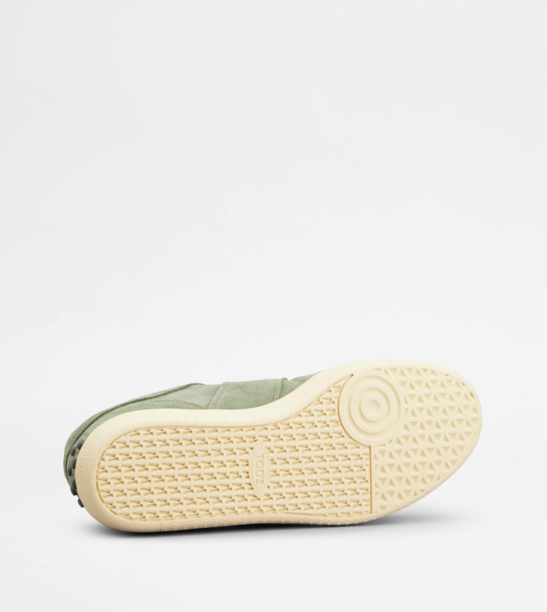 TOD'S TABS SNEAKERS IN SUEDE - GREEN - 4