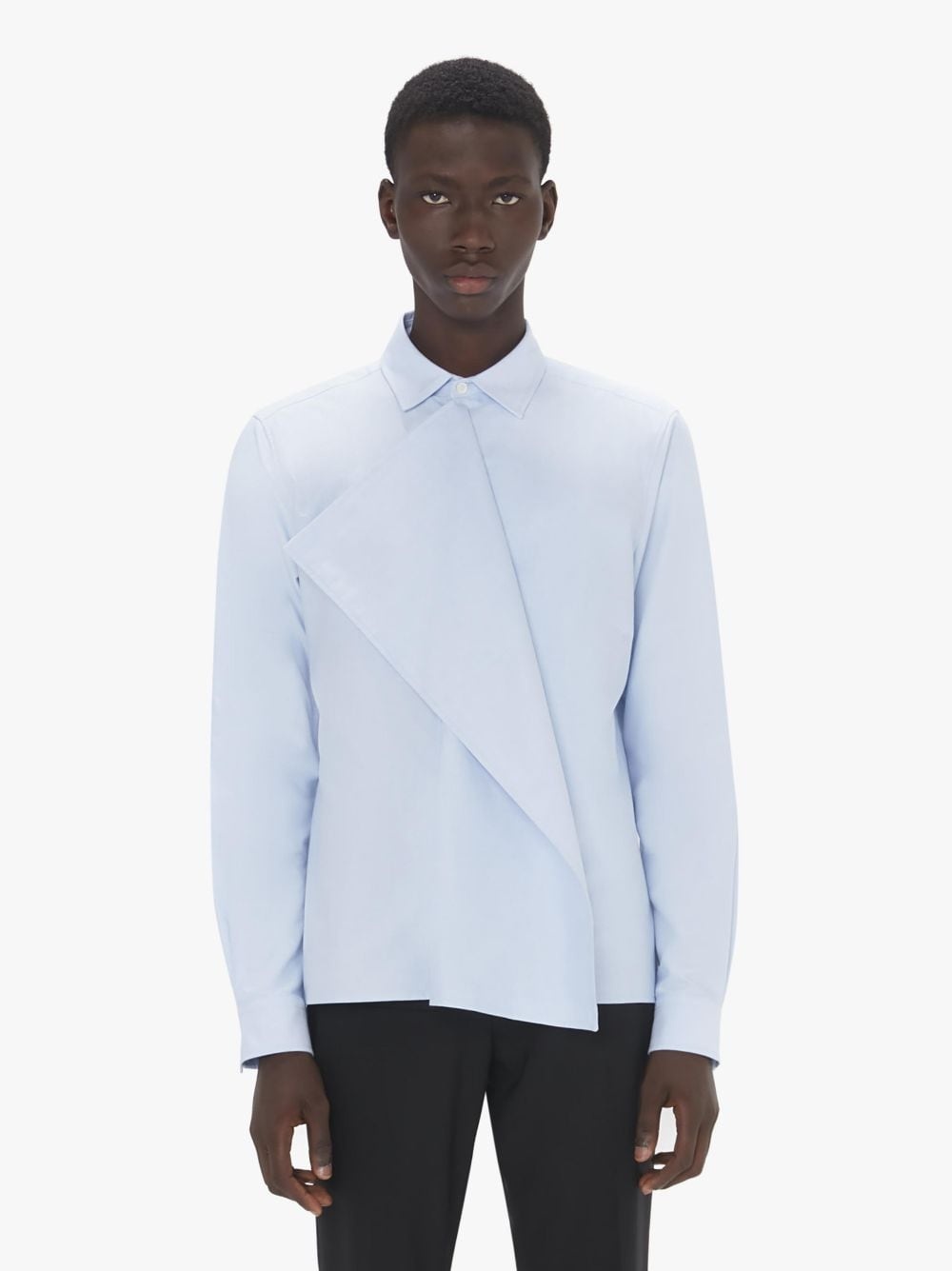 DRAPE FRONT SHIRT - 2