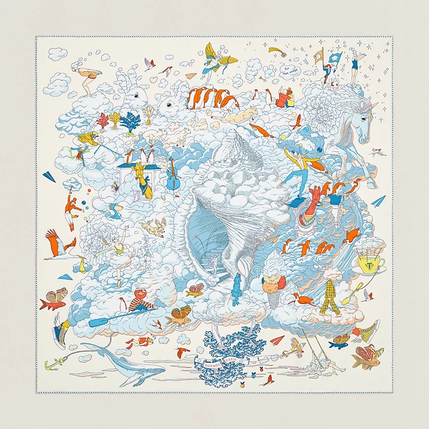 Sur Mon Nuage scarf 90 1