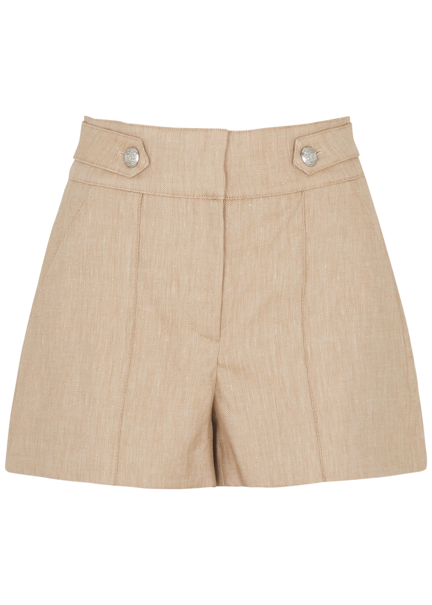 Runo linen-blend shorts - 1