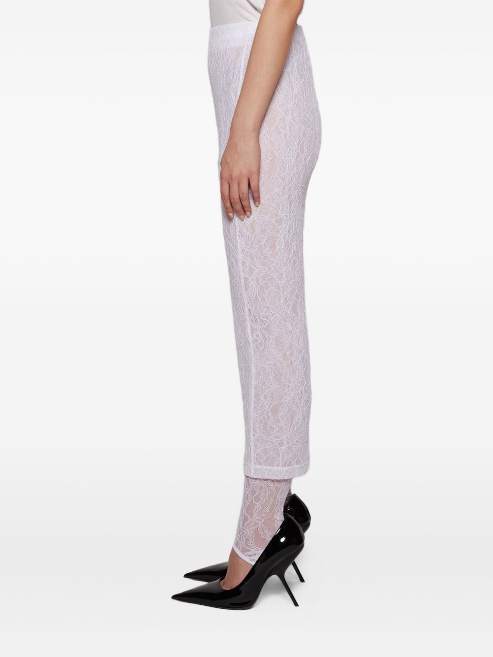 lace tube midi skirt - 4