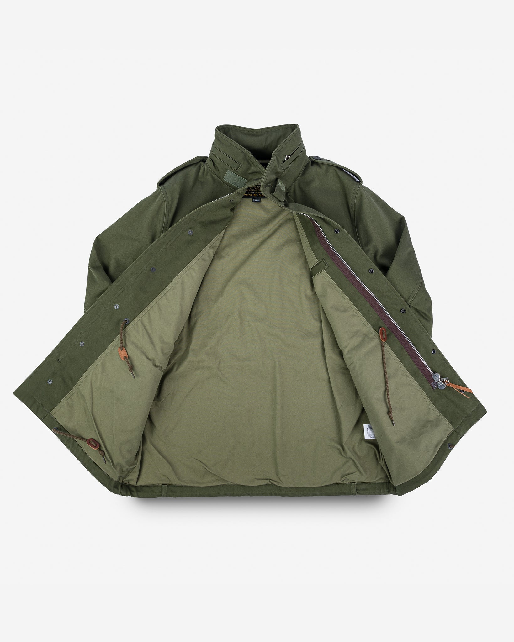IHM-27-OLV Sateen M65 Field Jacket - Olive - 4