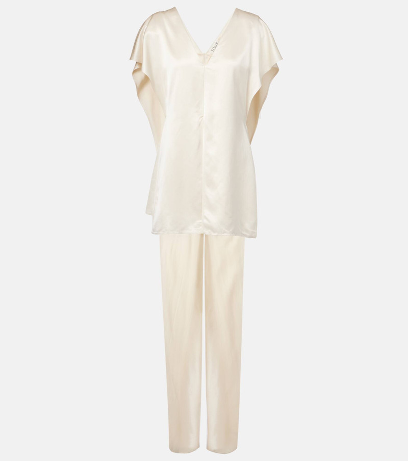 Sara caped satin top - 1