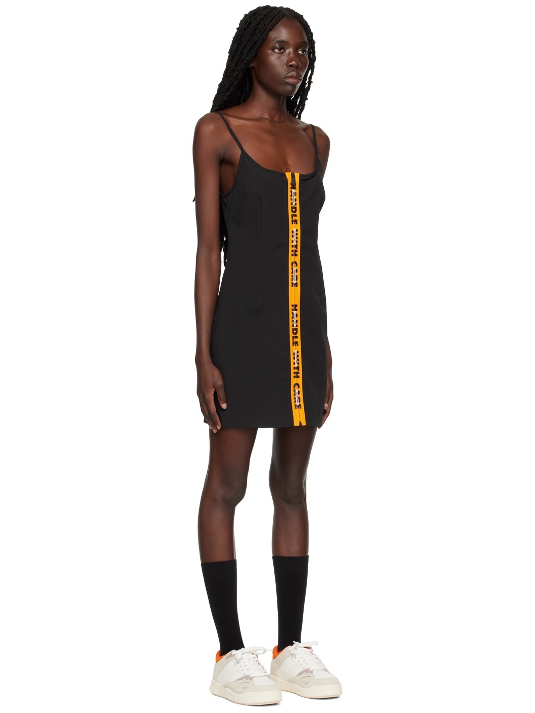 Black Stretch Minidress - 2