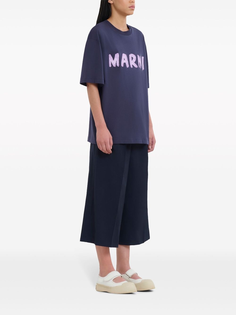 logo-print cotton T-shirt - 5
