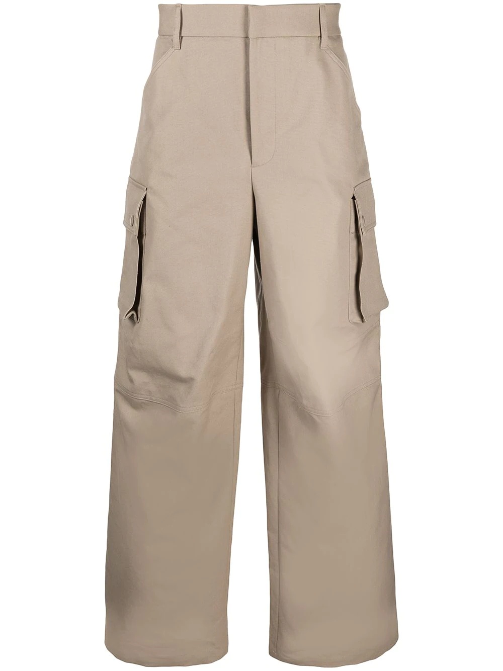 flap-pocket trousers - 1