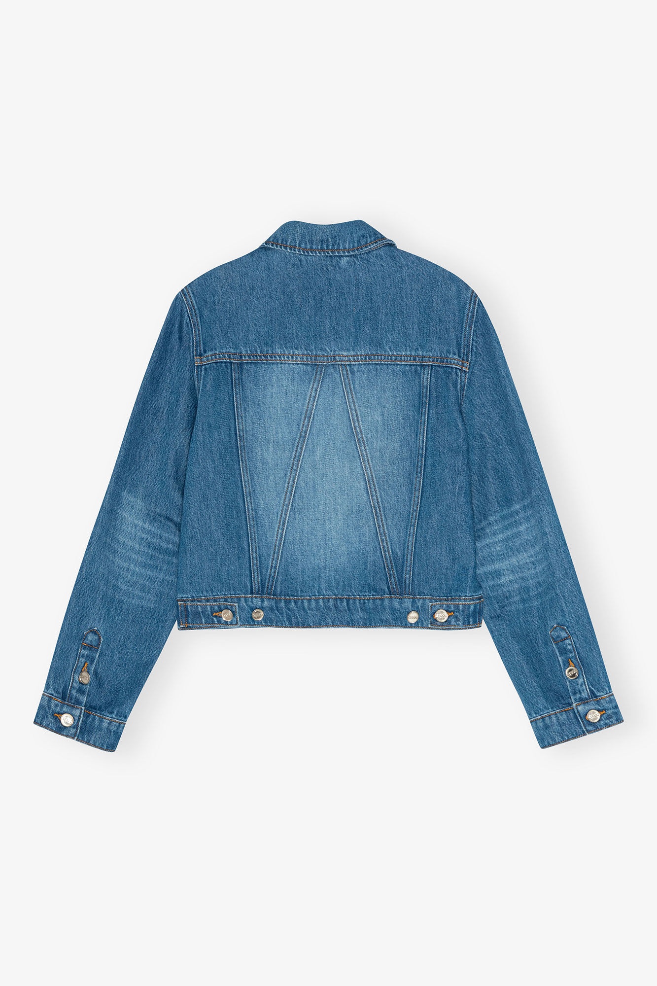 MID BLUE DENIM JACKET - 2