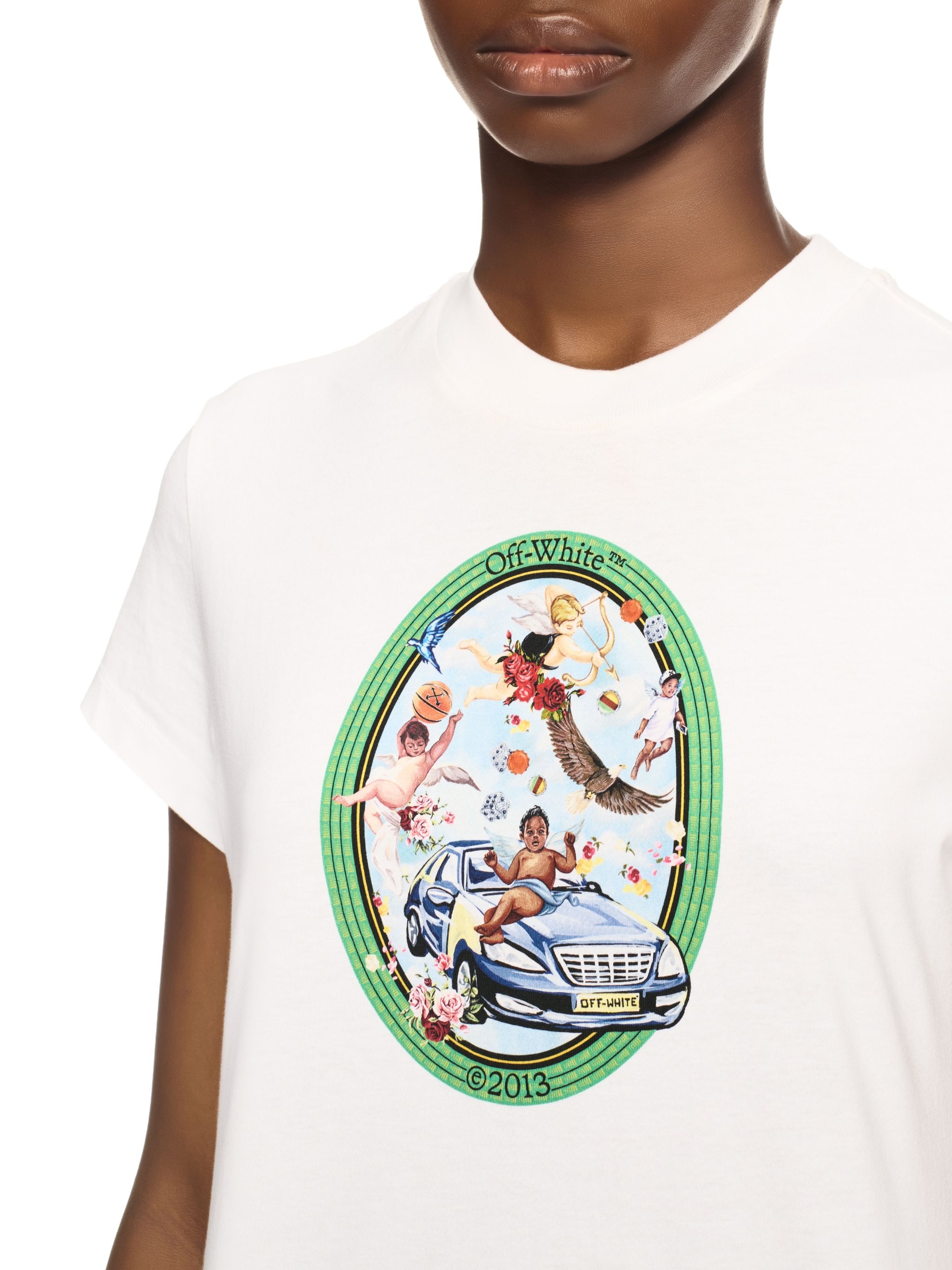 White Oval Fresco T-shirt - 5