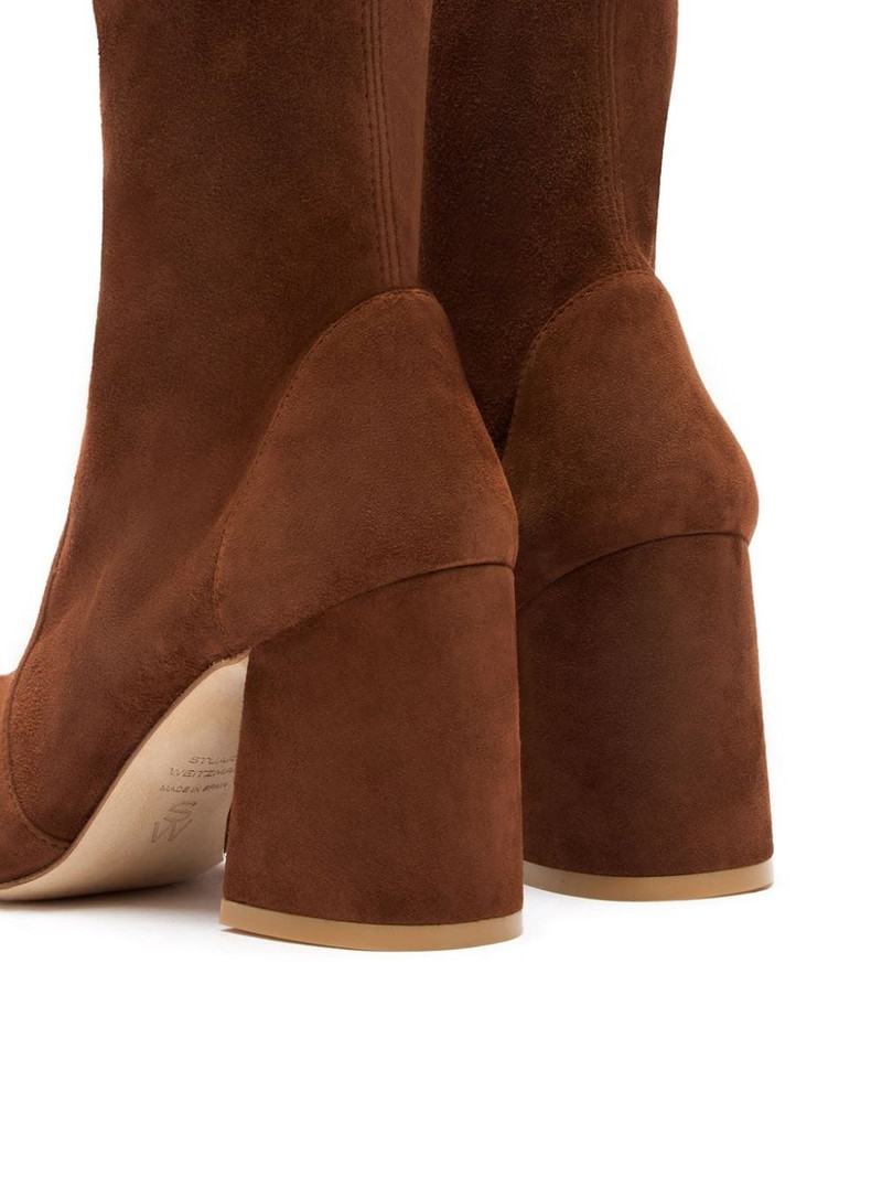 ankle-length suede boots 5