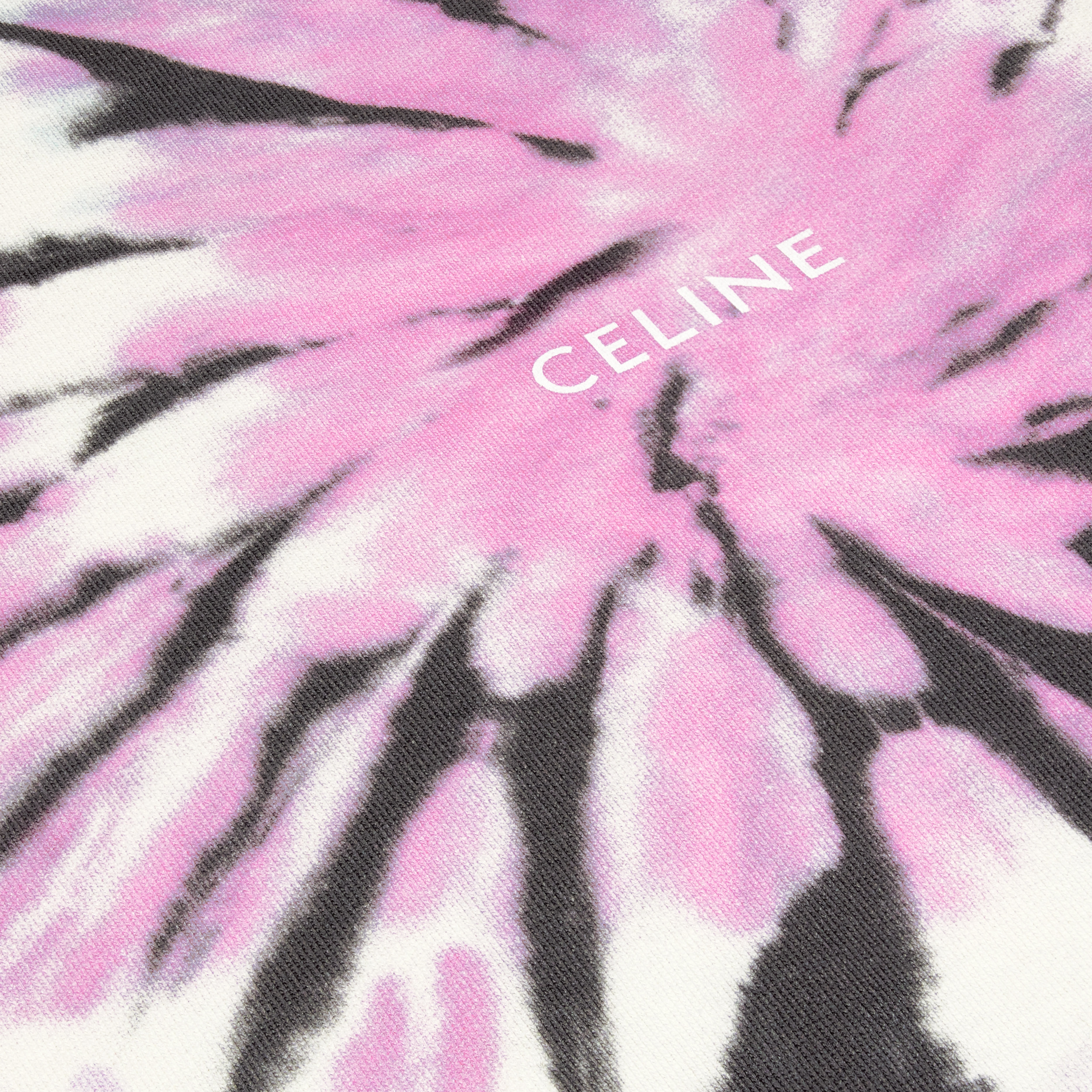celine loose sweatshirt in cotton fleece - 4