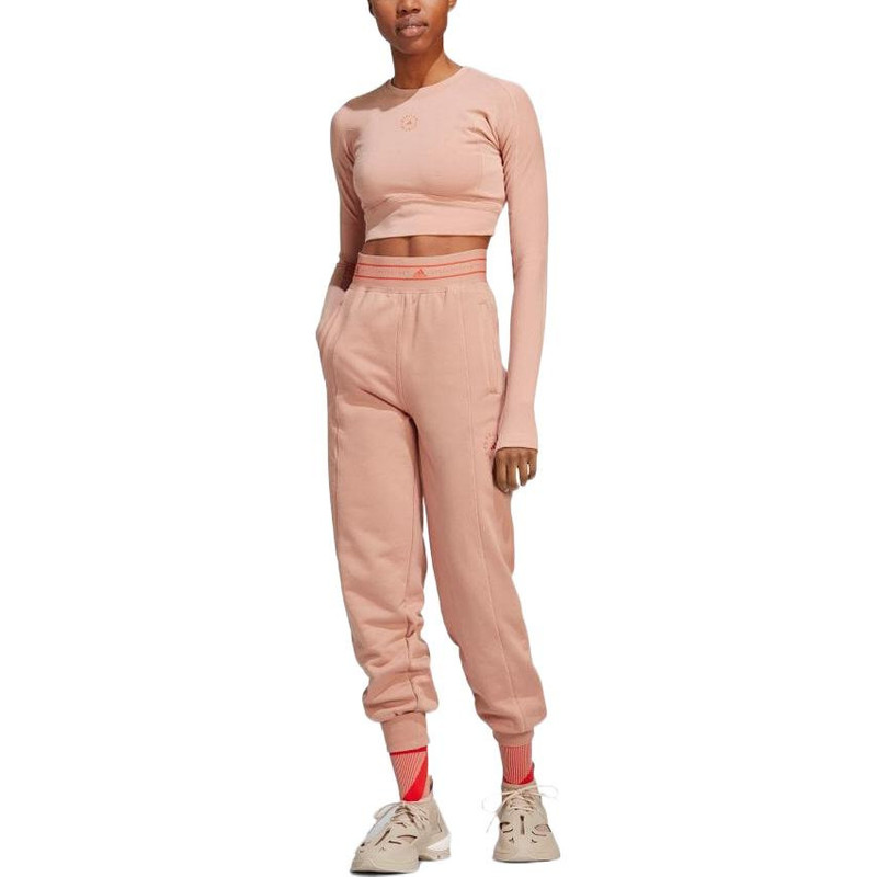 adidas (WMNS) adidas by Stella McCartney Pants 'Brown' HR2190 outlook