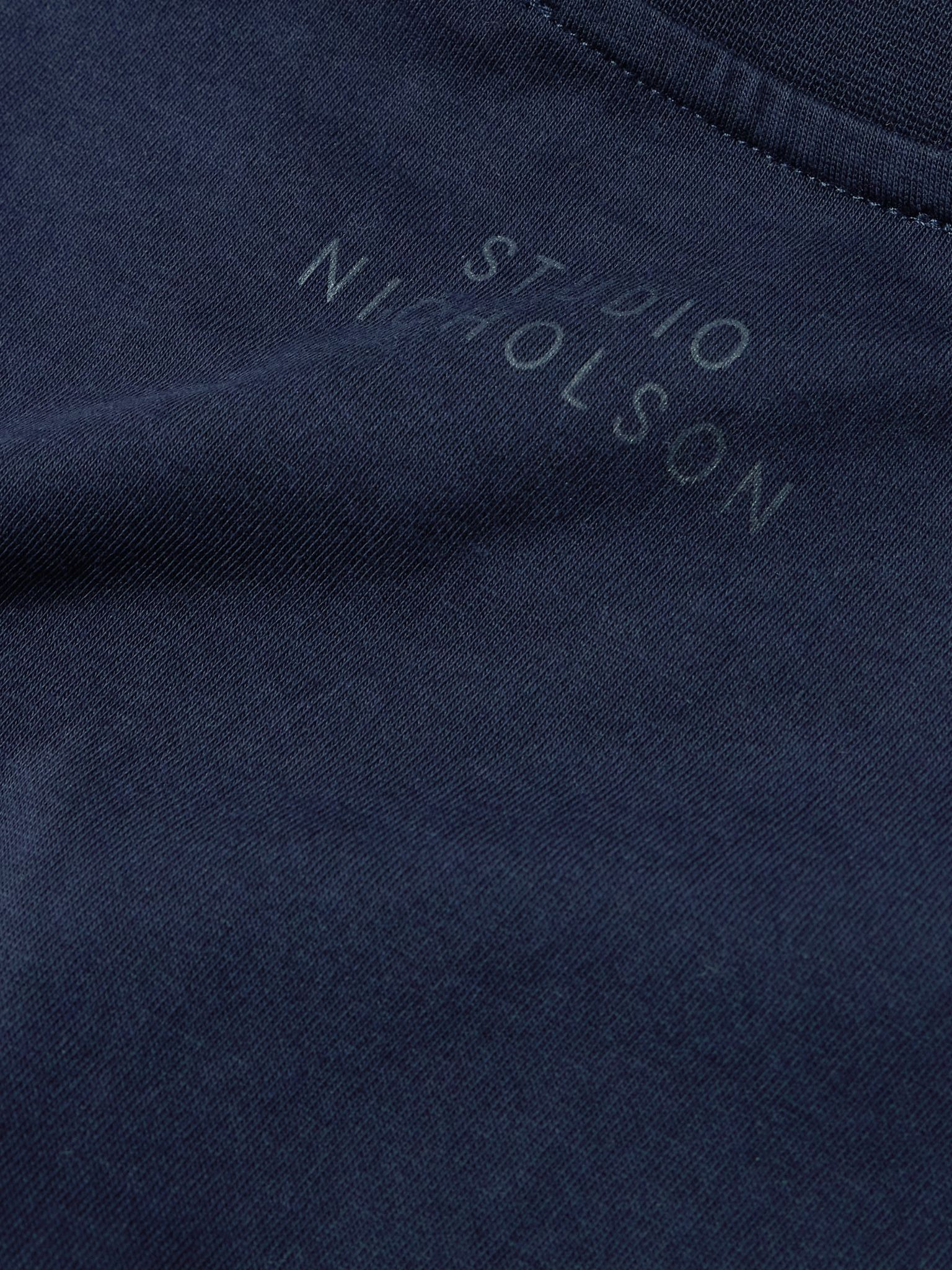 Oversized Cotton-Jersey T-Shirt Navy - 4