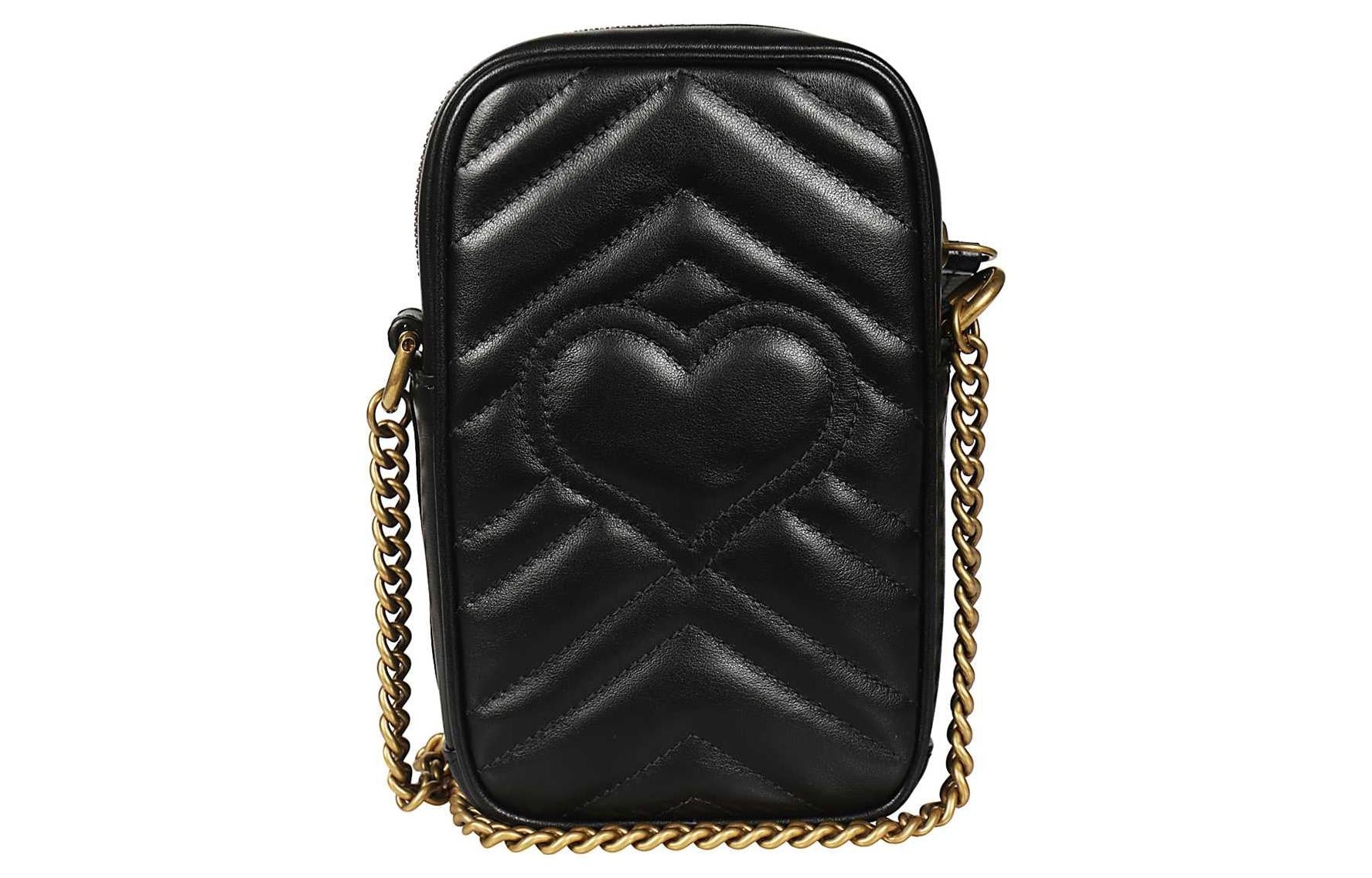 (WMNS) Gucci GG Marmont Mini-Sized Single-Shoulder Bag Black 598597-DTDCT-1000 - 2