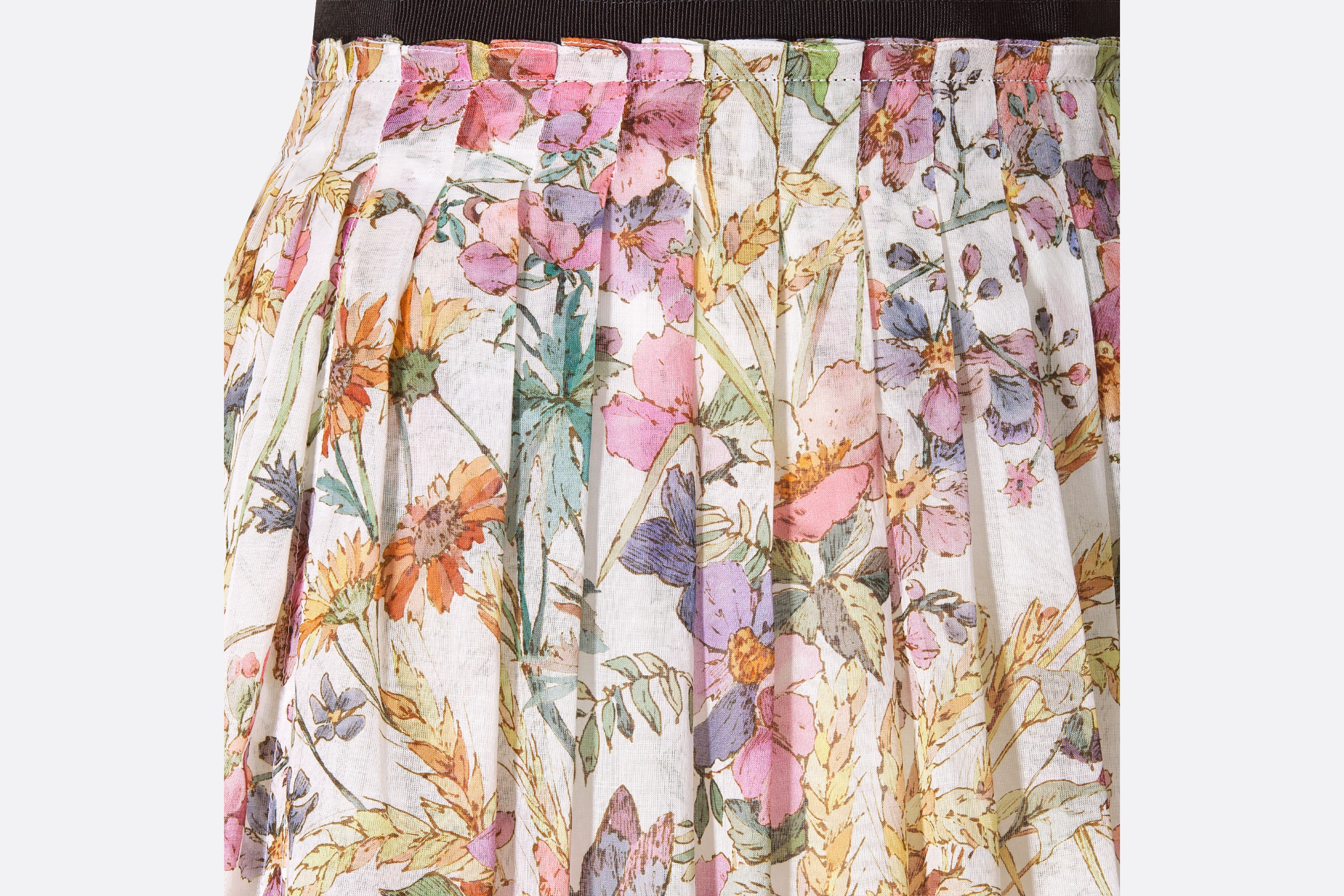 Mid-Length Pleated Skirt - 3
