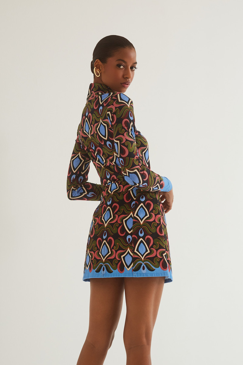 Piper Top Our Best-Selling Turtleneck In A Geometric Print 3