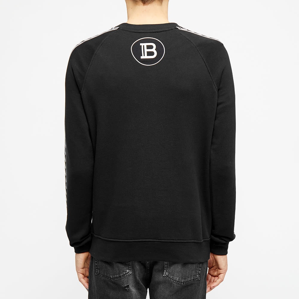 Balmain Taped Logo Crew Sweat - 5