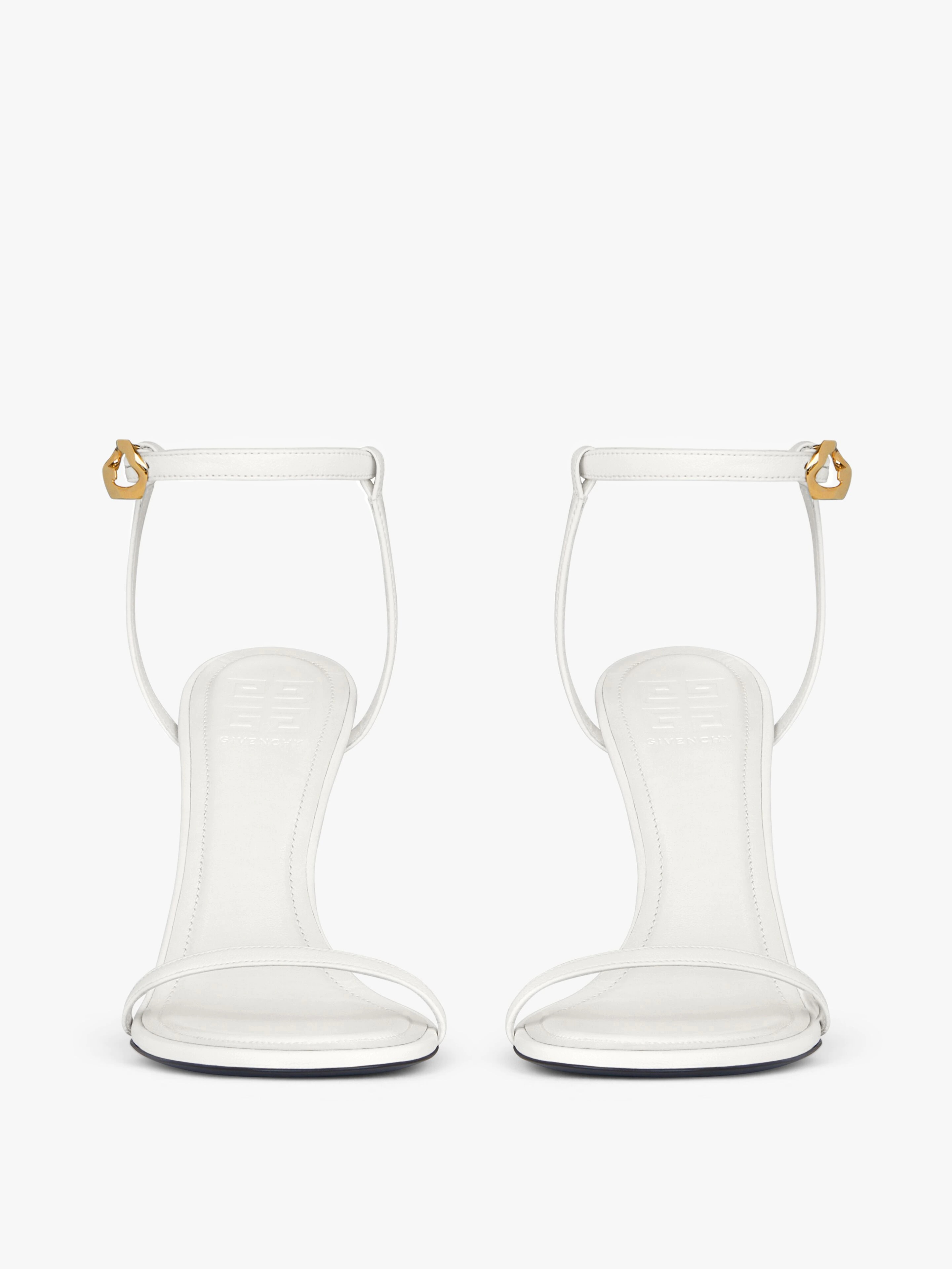 G CUBE SANDALS IN LEATHER - 2