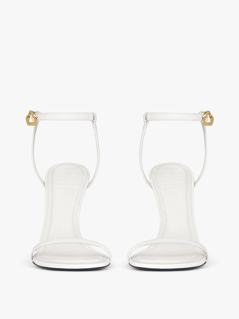 G CUBE SANDALS IN LEATHER 2