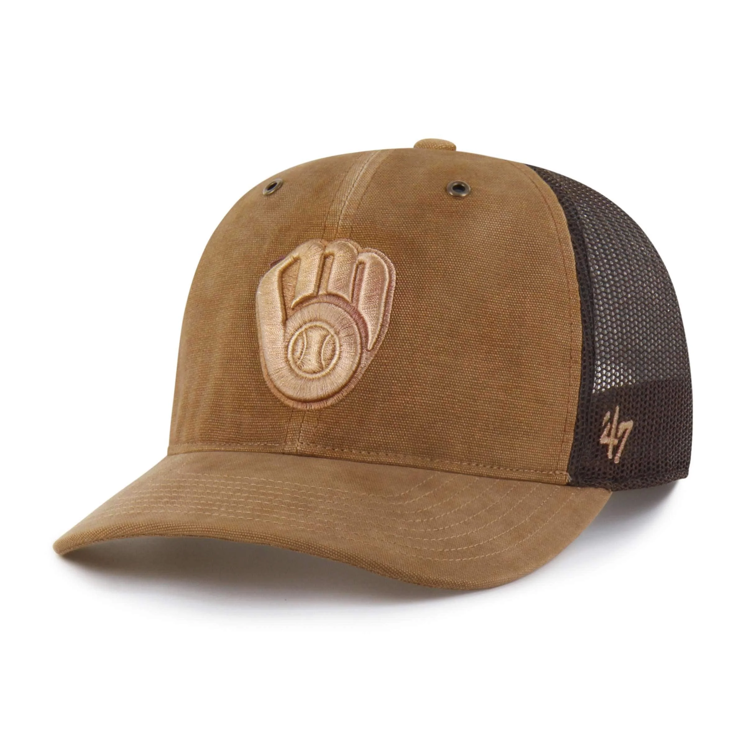 Milwaukee Brewers '47 Dyed Trucker Relaxed Fit - 1