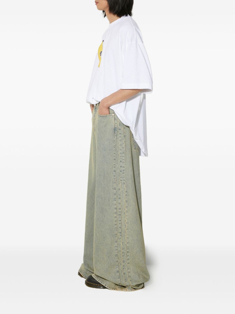 faded wide-leg jeans 3