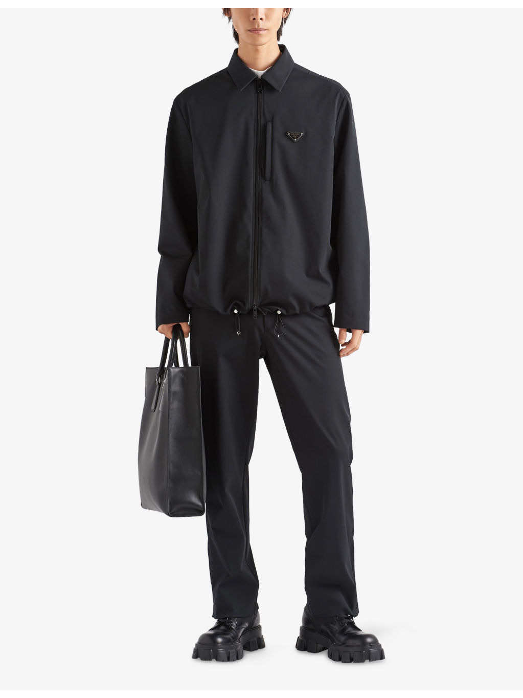 Logo-Embellished Stretch-Woven Trousers - 2