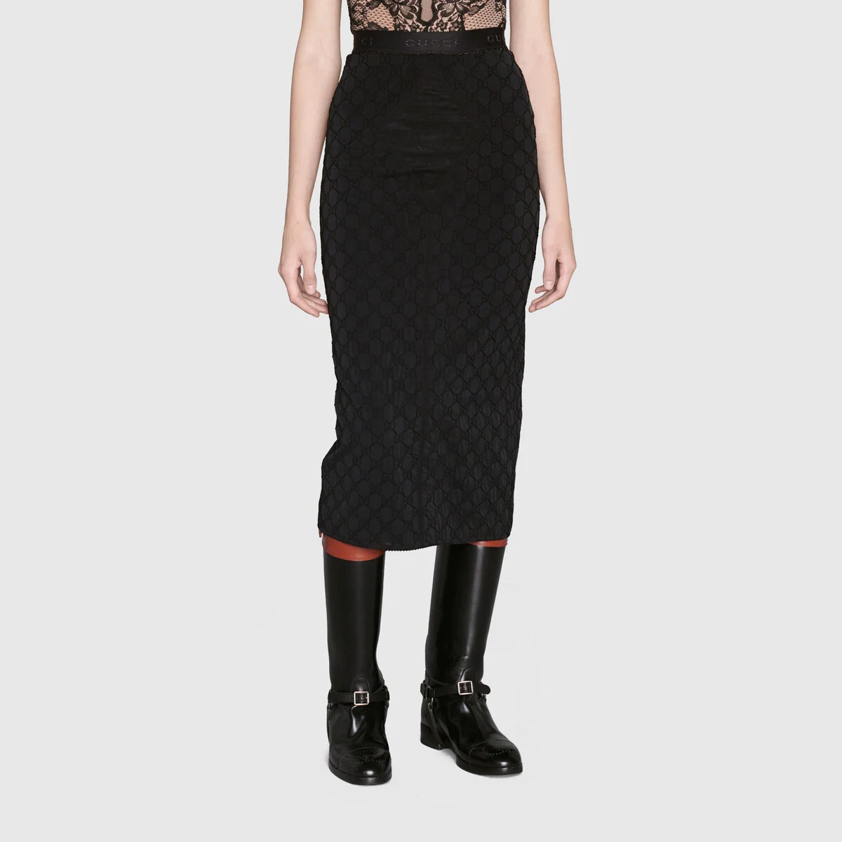 GG tulle skirt - 3