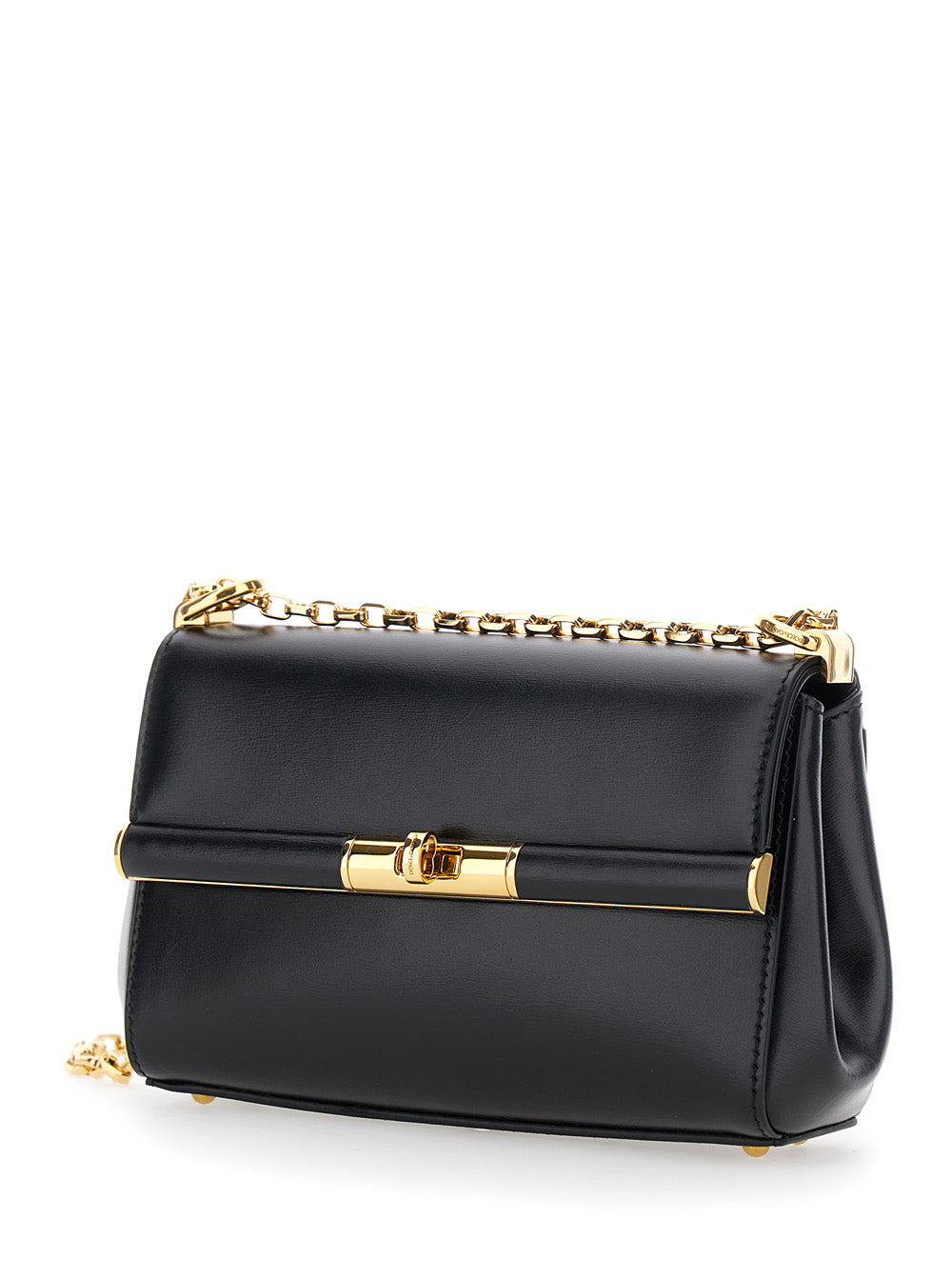 Dolce & Gabbana Women 'Marlene' Black Shoulder Bag With Twist Lock In Leather Woman - 2
