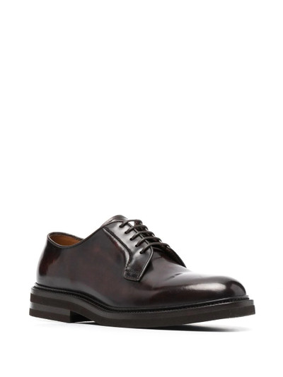 Brunello Cucinelli lace-up leather shoes outlook