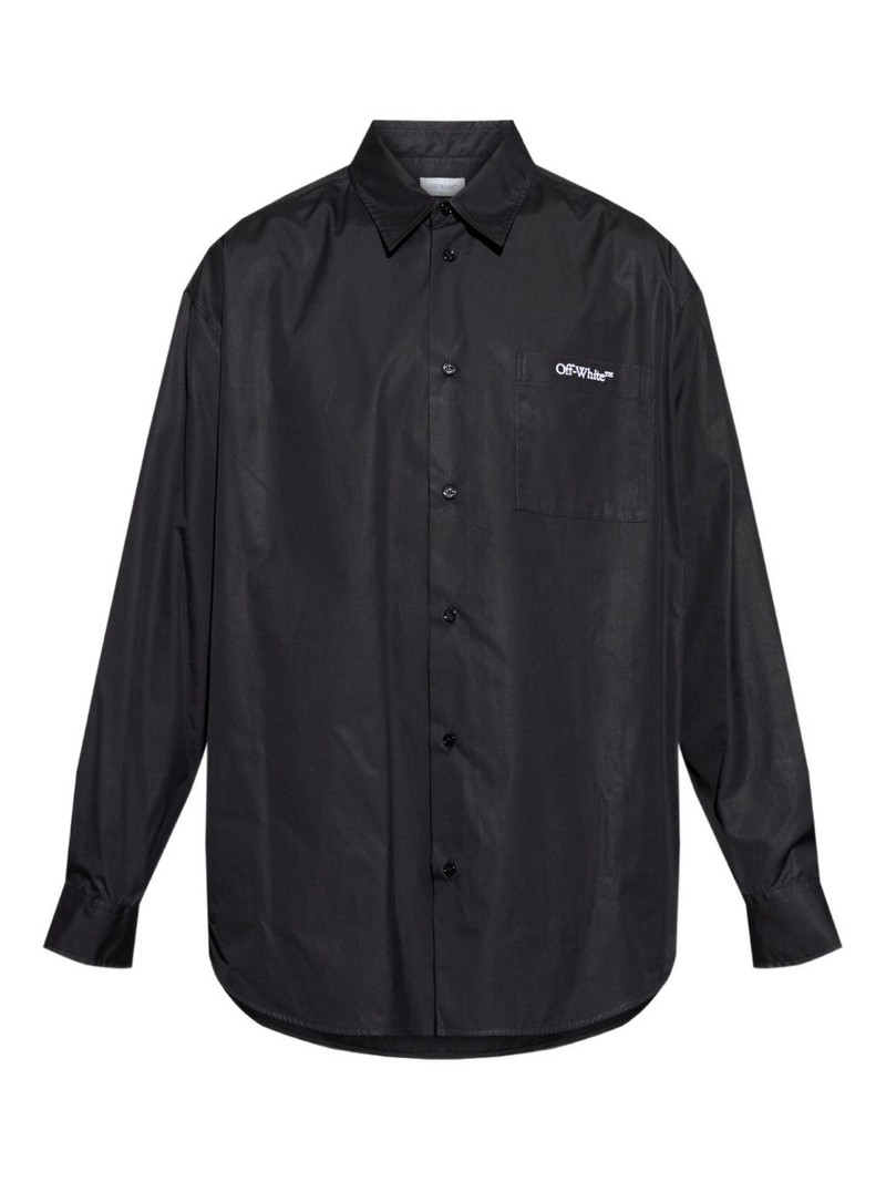 Arrows-motif cotton shirt 1