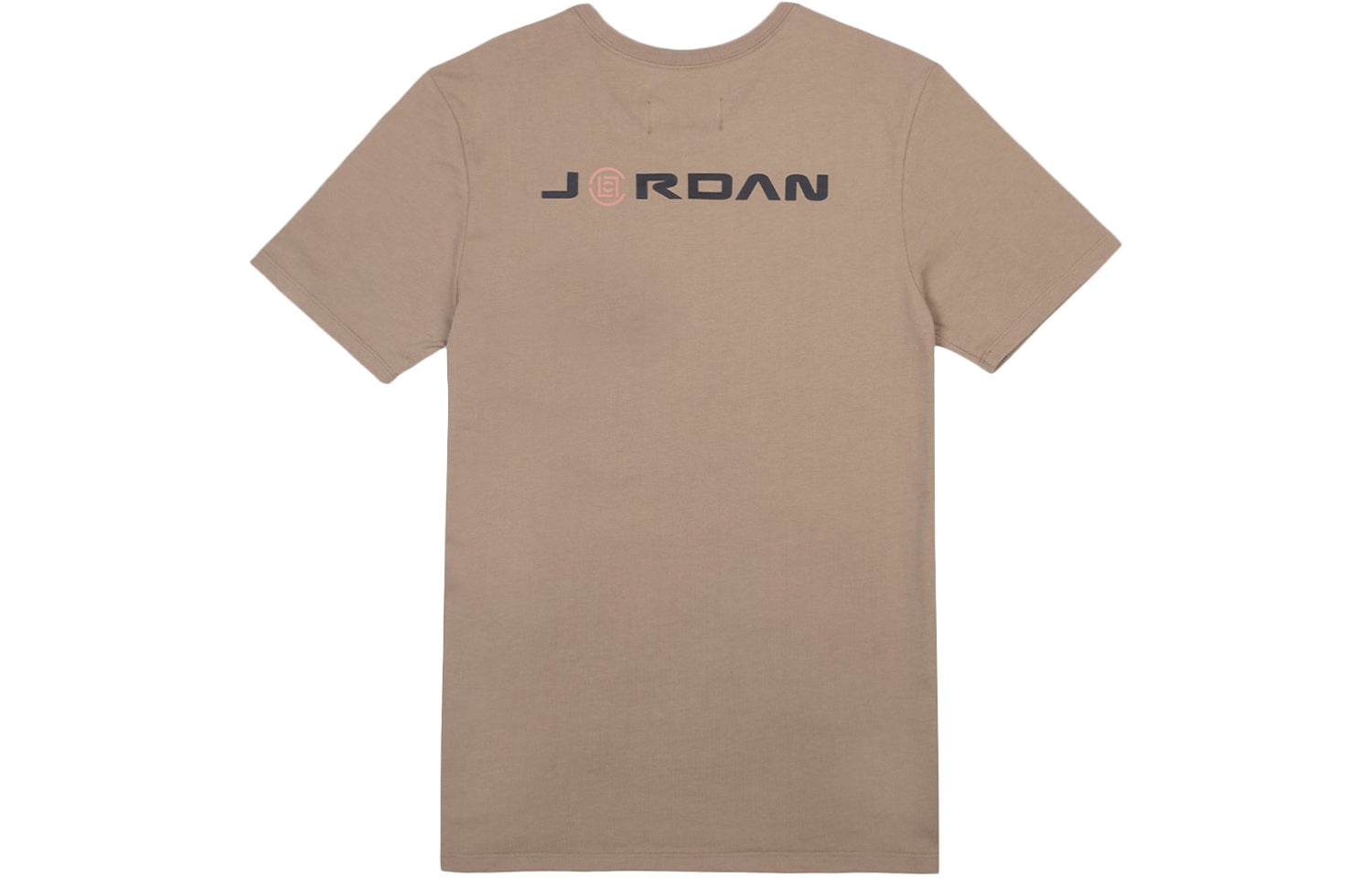 Air Jordan x CLOT Crossover Logo Printing Sports Short Sleeve Asia Edition Khaki AV6261-202 - 2