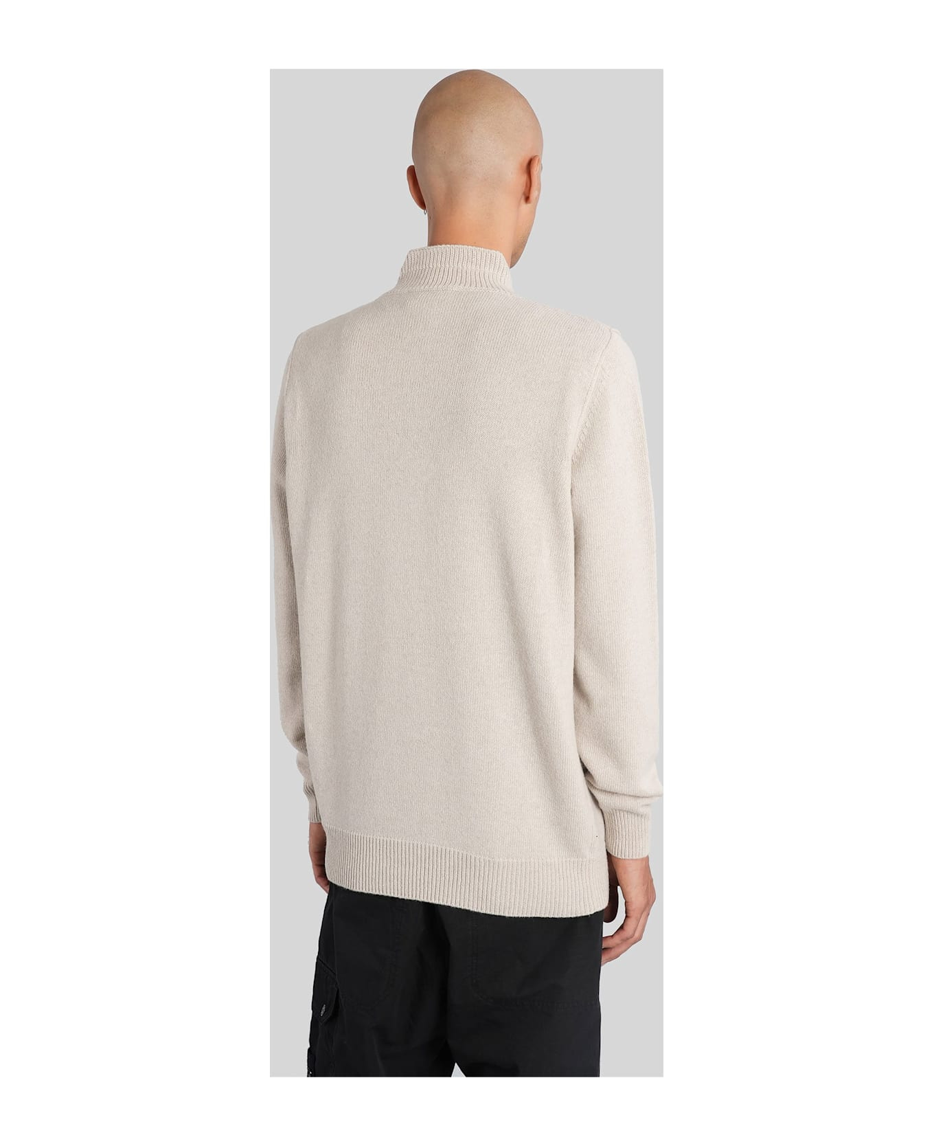 Knitwear In Beige Wool - 3
