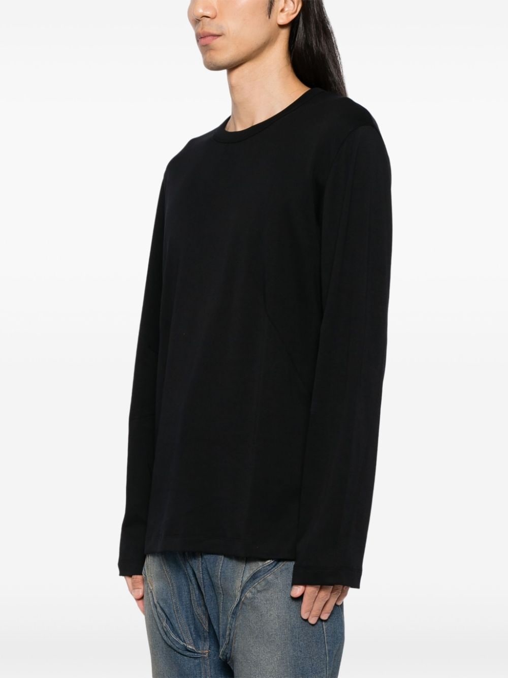 logo-print long-sleeved T-shirt - 3