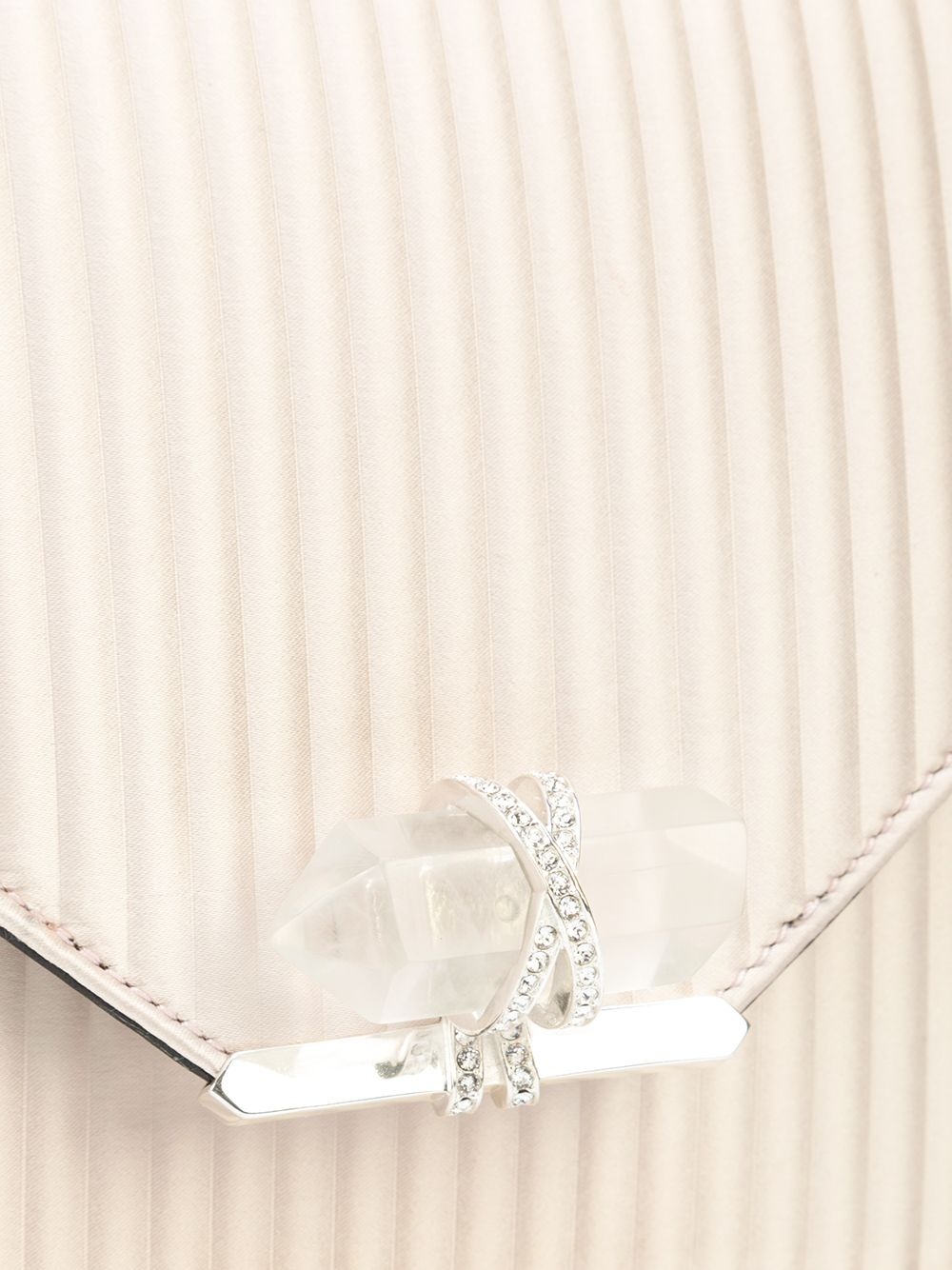 ribbed quartz crystal shoulder bag - 4