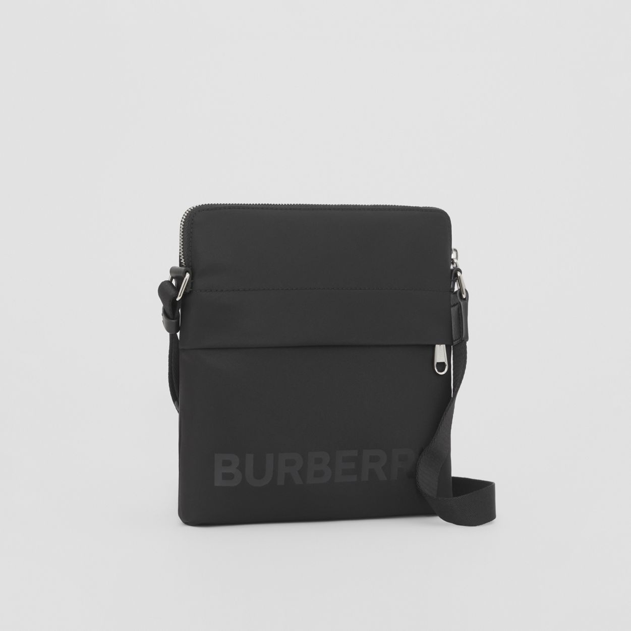 Logo Print Nylon Crossbody Bag - 5