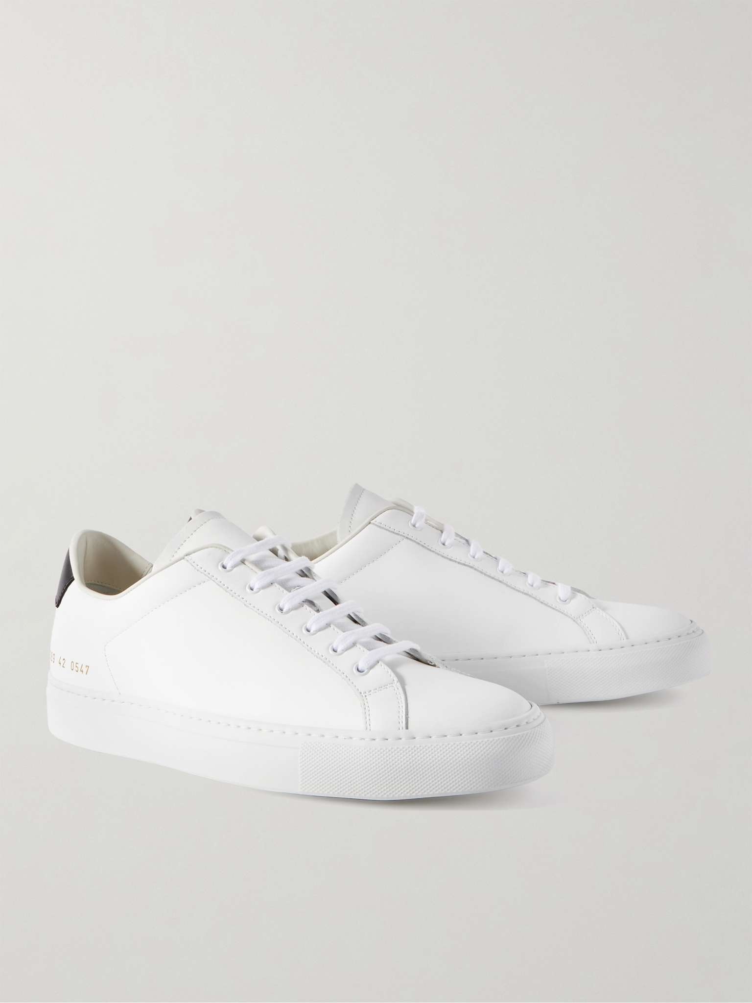 Retro Classic Leather Sneakers - 4