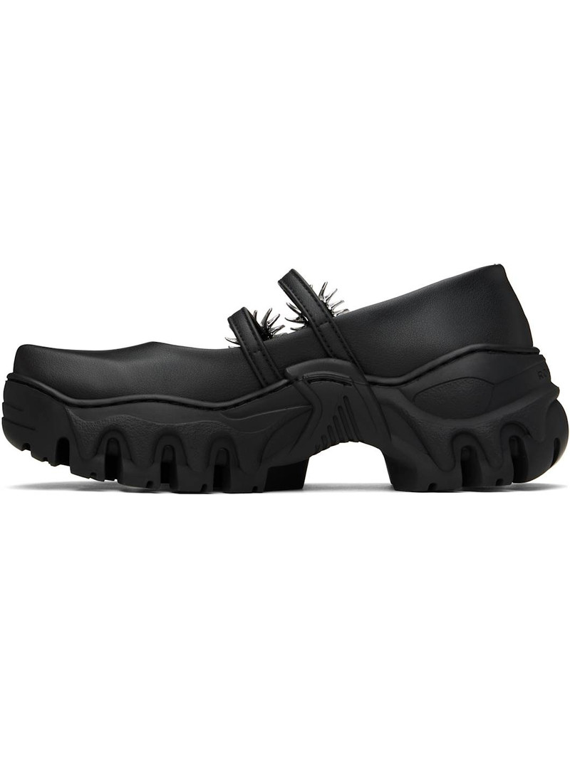 Black MJ Ballerina Flats 3