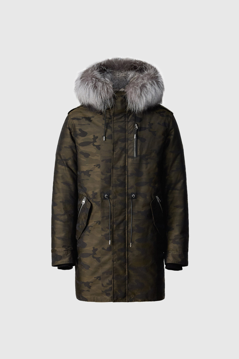 MORITZ-JC Fur-Lined Camo Down Parka 1