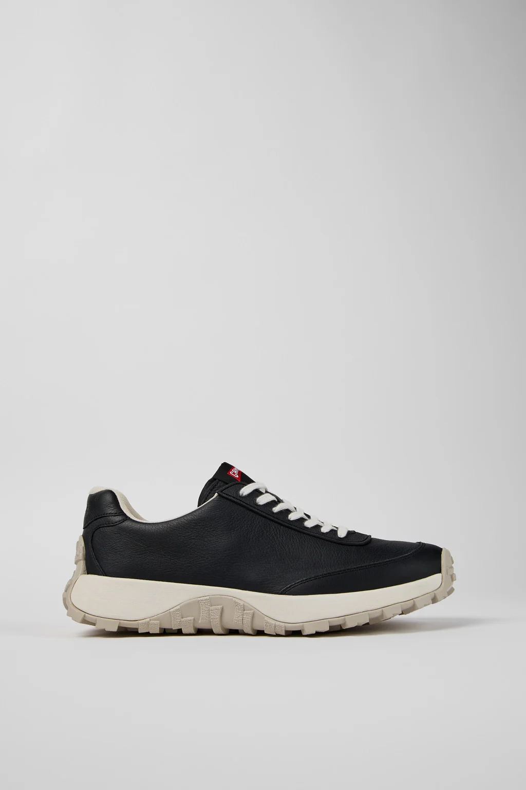 Drift Trail VIBRAM Black Leather/Textile Sneaker for Men - 1
