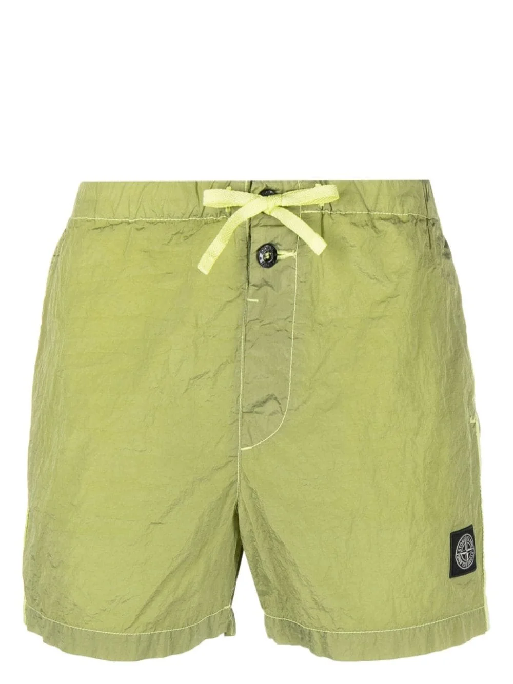 Compass-patch swim shorts - 1