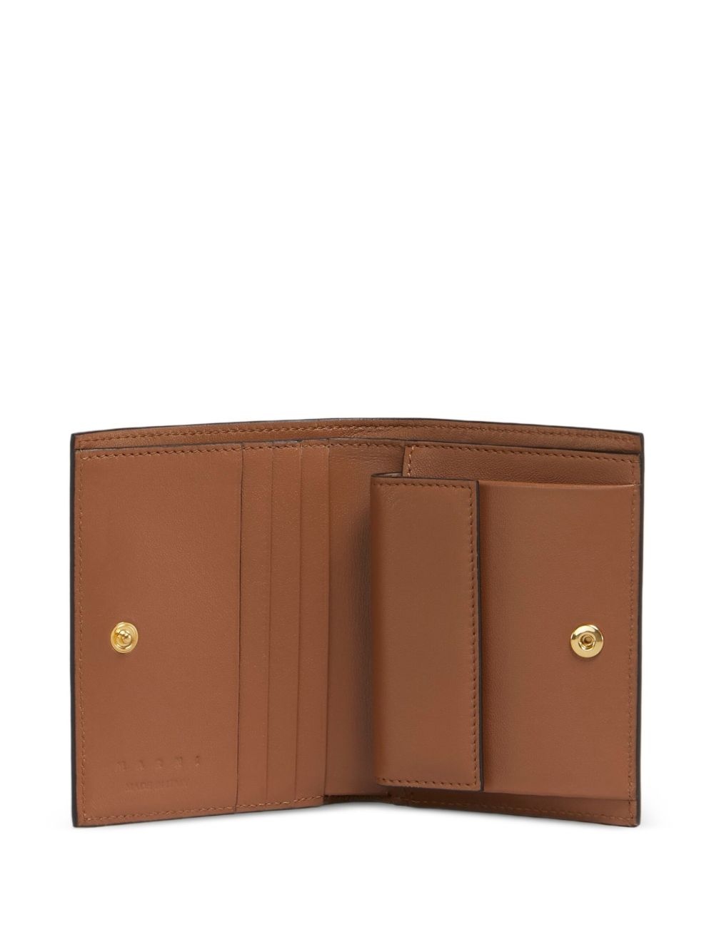 folded leather wallet - 3