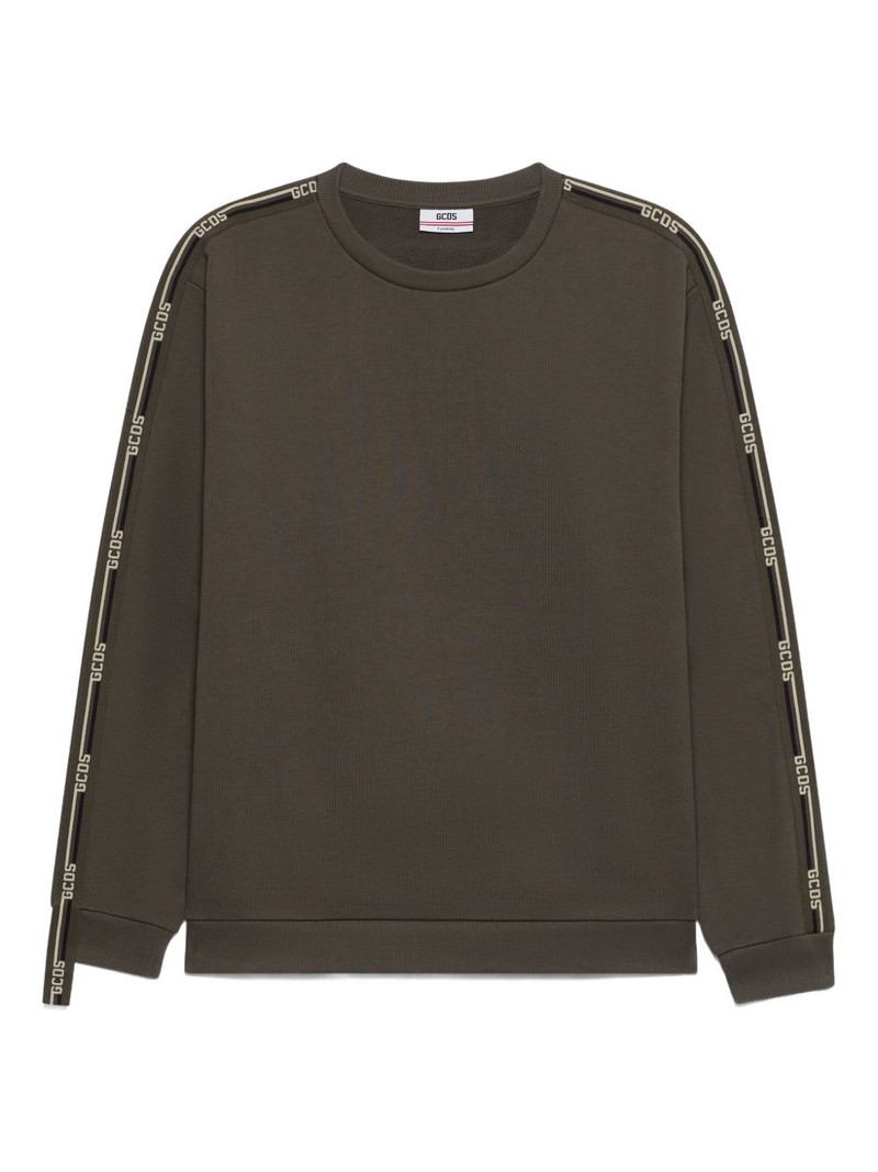 logo-embellishment sweatshirt 1