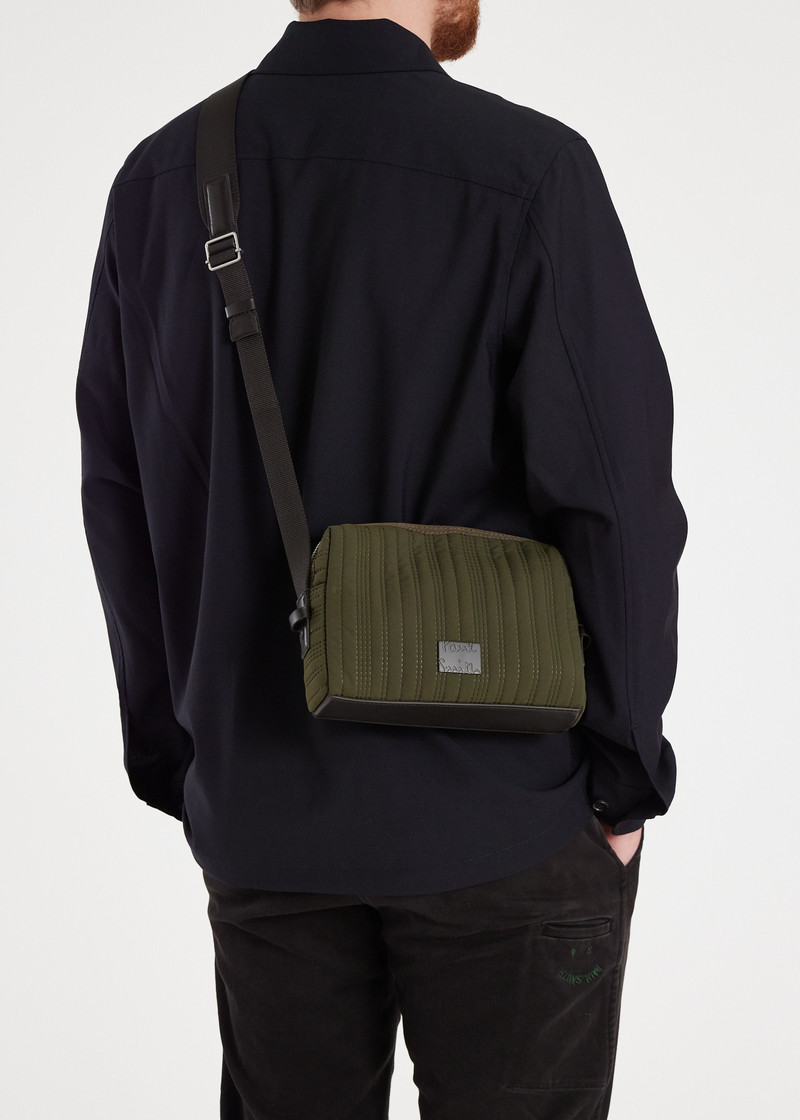 Paul Smith Khaki Quilted Camera Bag outlook